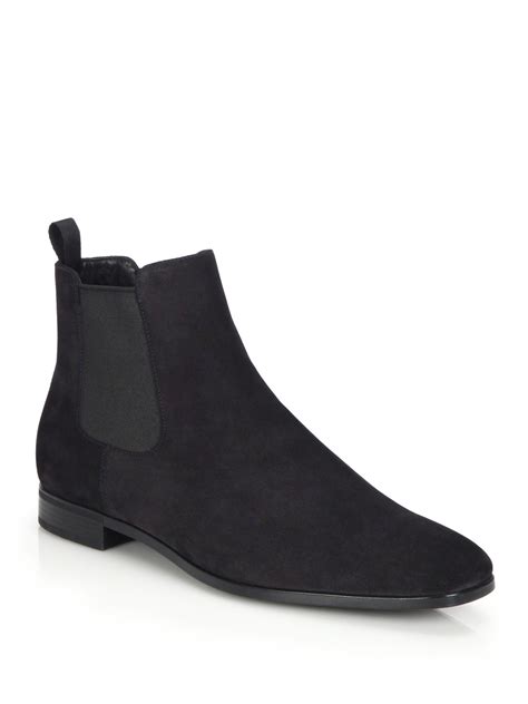 prada suede chelsea boots|Prada Chelsea boots suede.